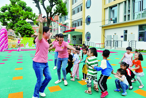 村里終于有了公辦幼兒園