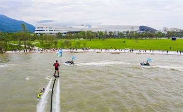 旗山湖公園正式開園！福州大學城又有新地標